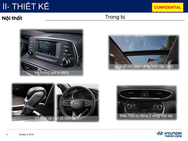 Hyundai Santa Fe 2019 sắp bán ở Việt Nam hé lộ chi tiết kỹ thuật - 4